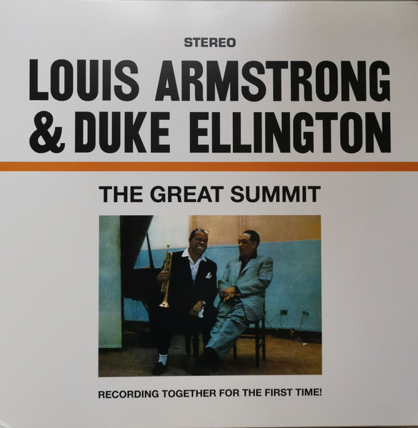 LOUIS ARMSTRONG + DUKE ELLINGTON - THE GREAT SUMMIT - BLUE VINYL